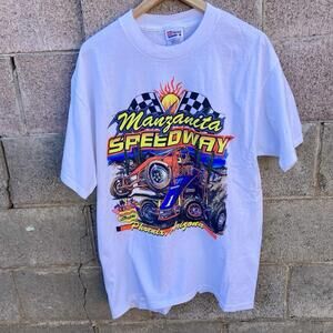 90S Manzanita Speedway Phoenix Arizona Racing Shirt Large